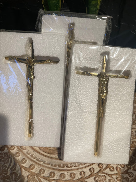 Bronze Jesus Cross