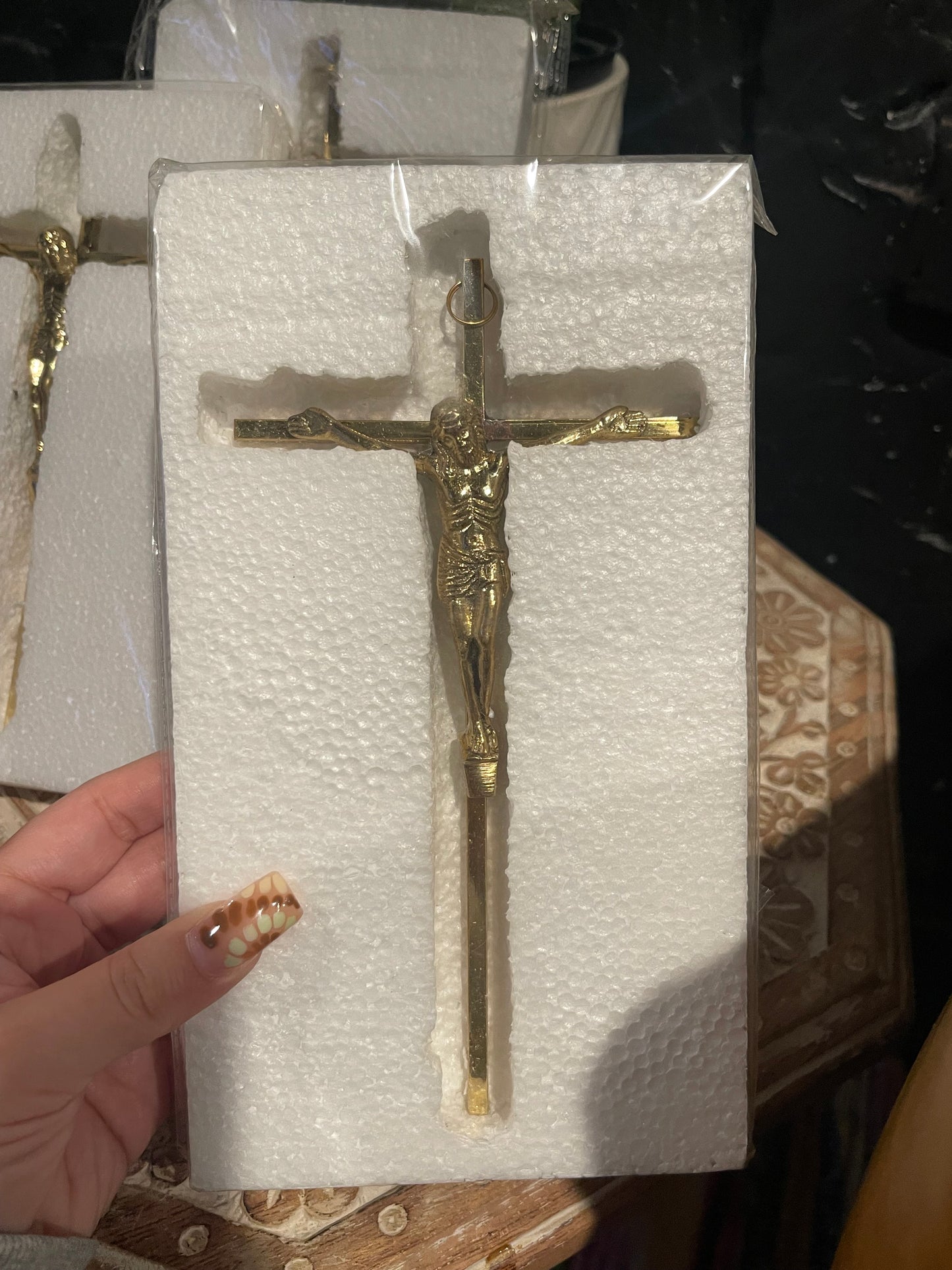 Bronze Jesus Cross