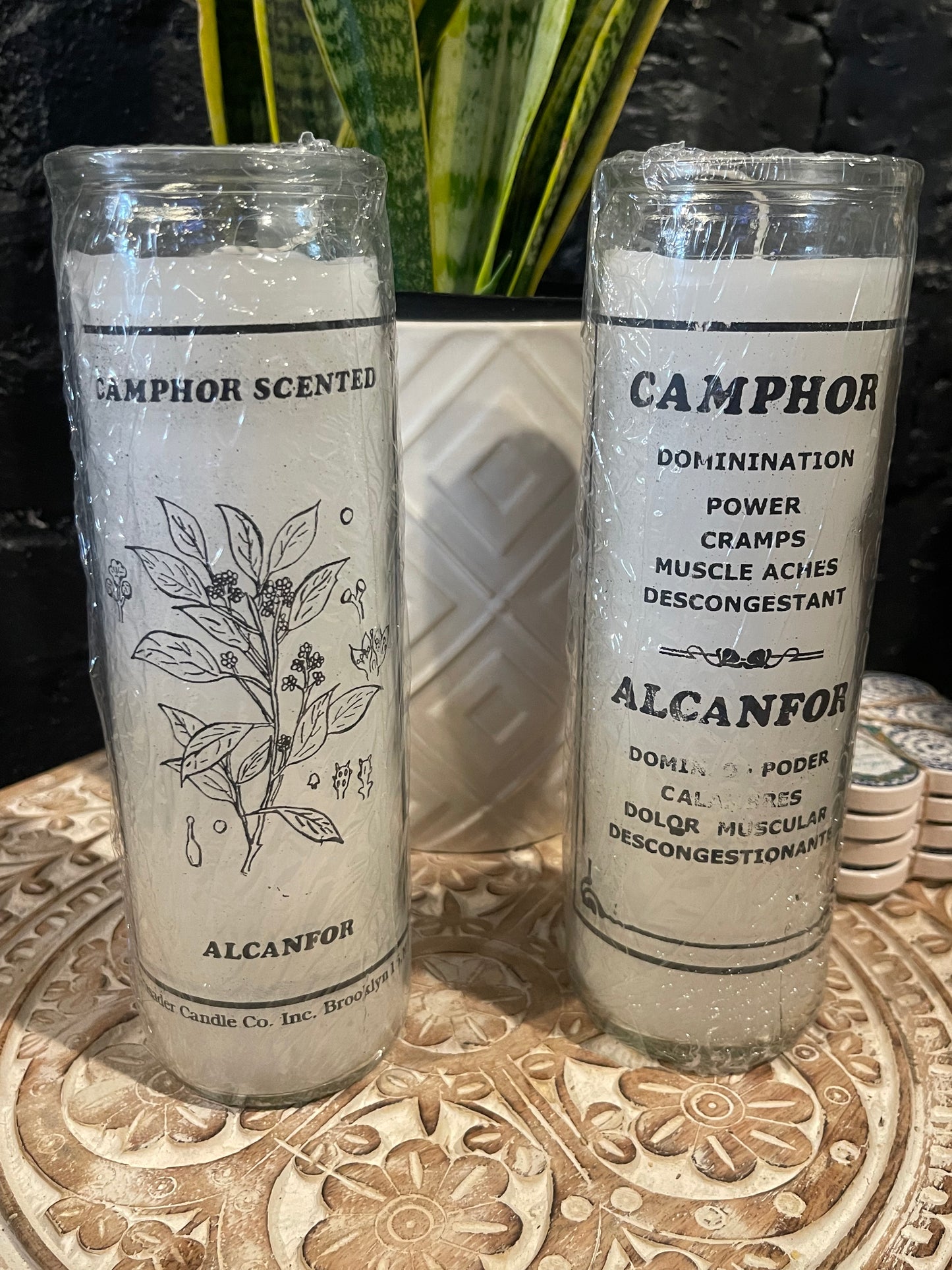 Camphor Scented Candle