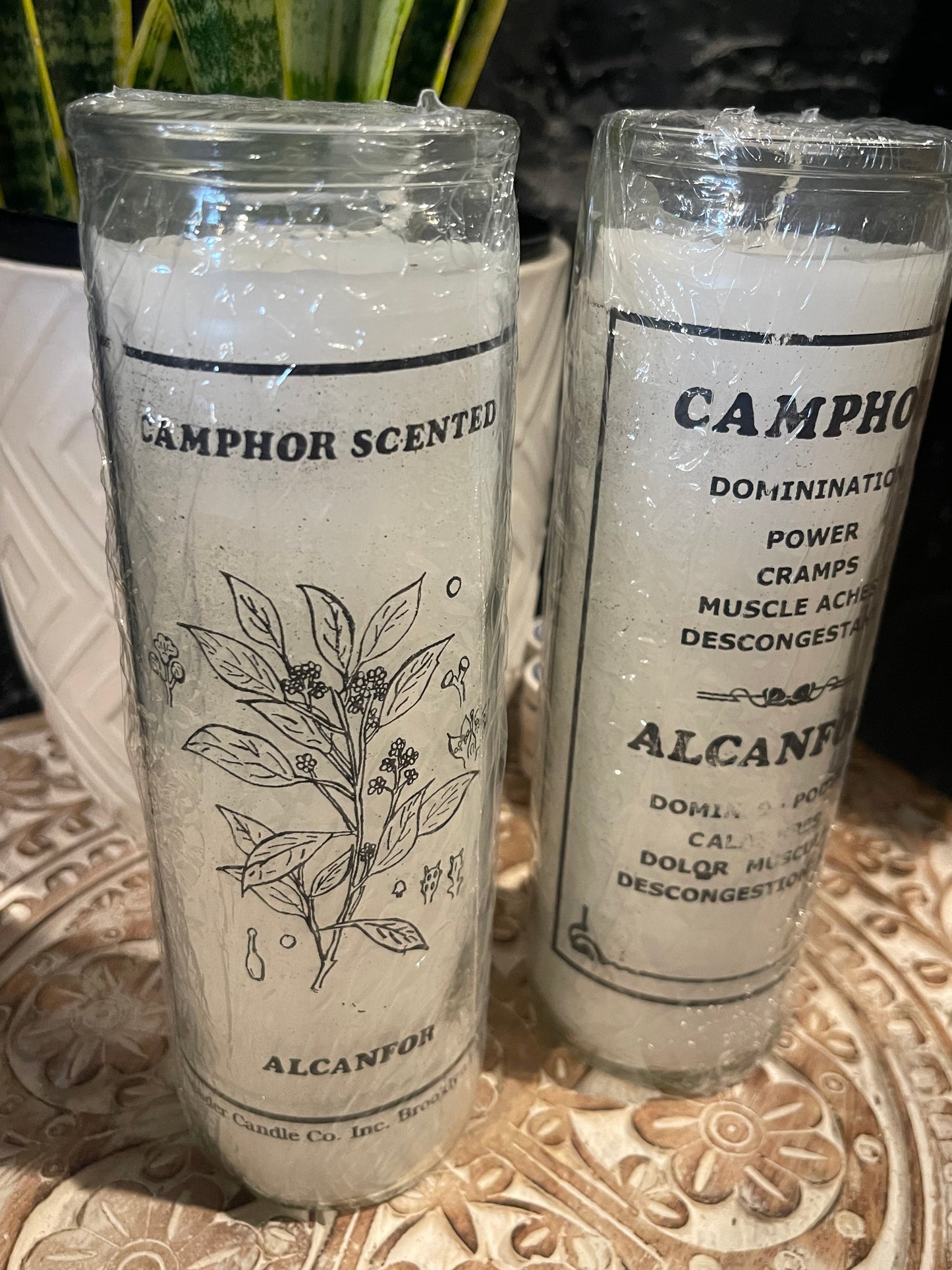 Camphor Scented Candle