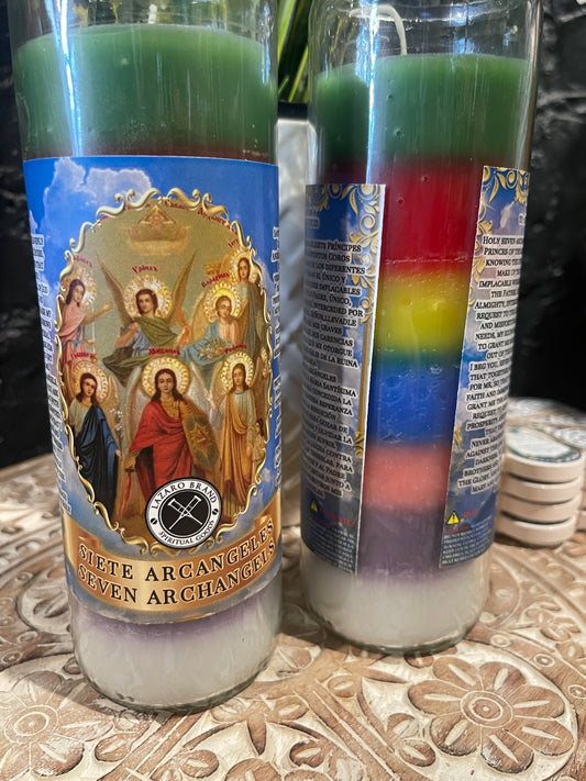 7 Color Archangels Candle