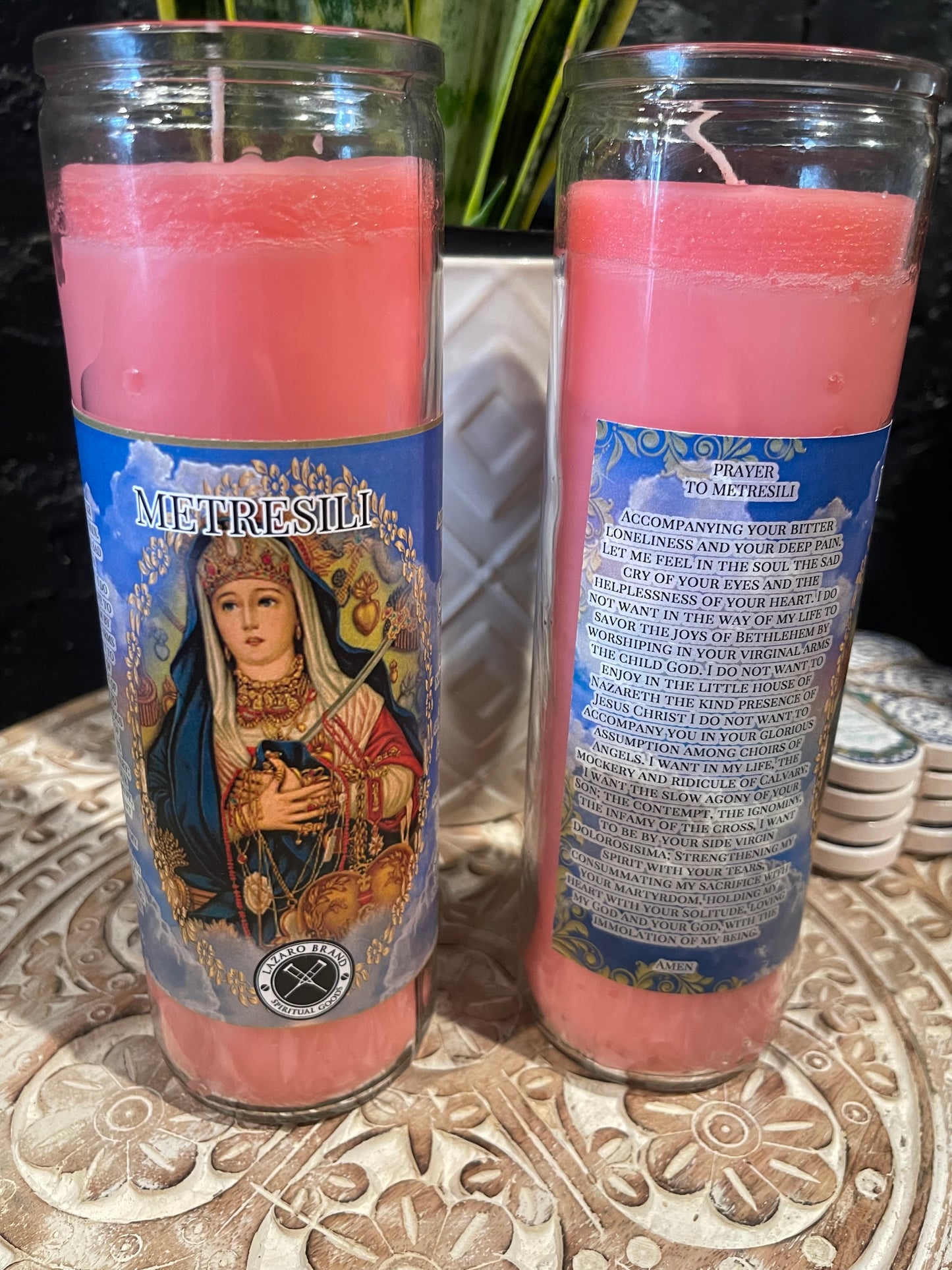 Metresili Pink Candle