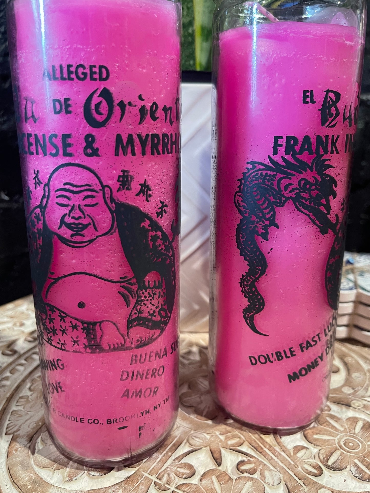 Frankincense & Myrrh Buddha Candle