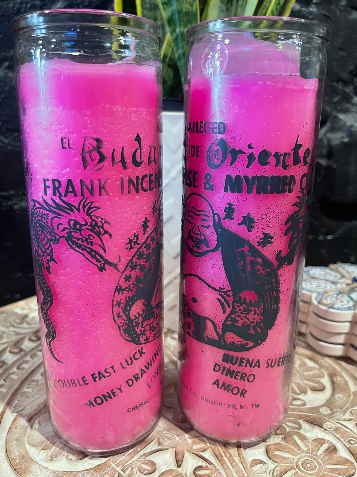 Frankincense & Myrrh Buddha Candle