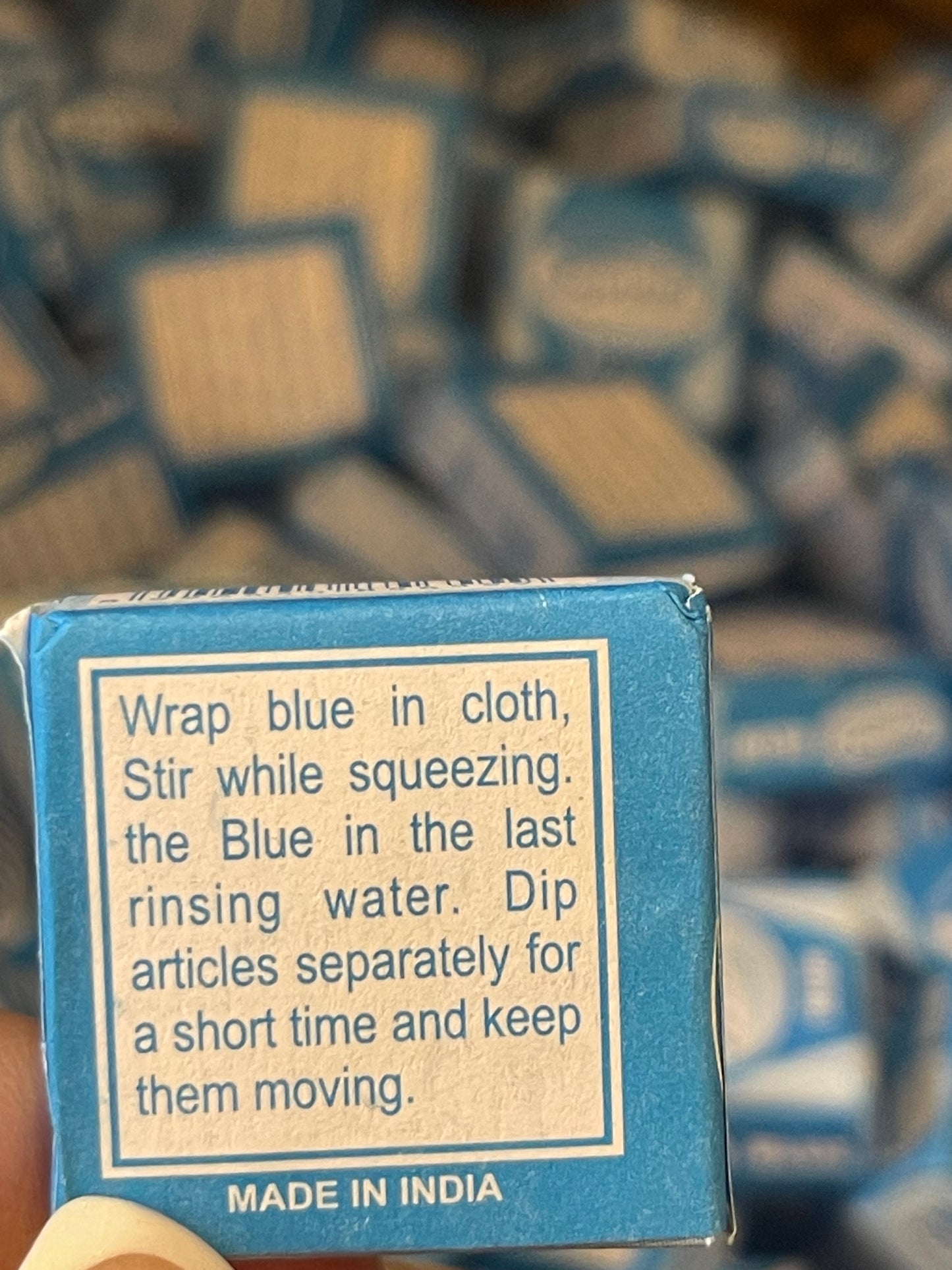 Blue Anil Squares